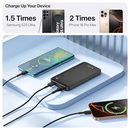 10000mAh Power Bank Portable Slim