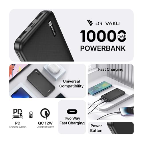 10000mAh Power Bank Portable Slim