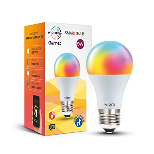wipro 9-Watt E27 WiFi Smart