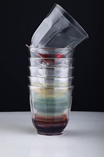 Ganesh Lily Transparent Water Glass/Juice