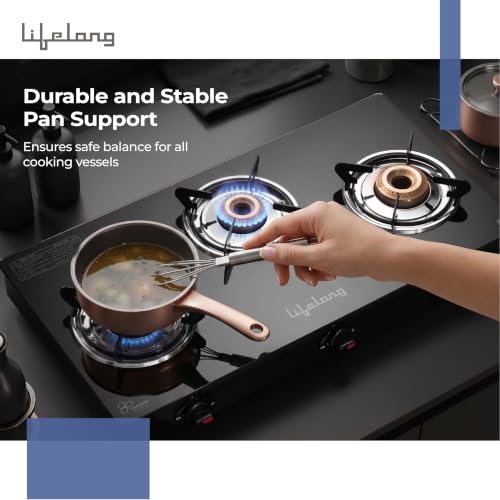Lifelong 3 Burner Gas Stove