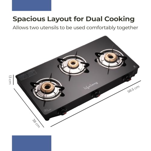 Lifelong 3 Burner Gas Stove