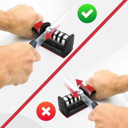 RazorSharp 4-Stage Manual Knife Sharpener