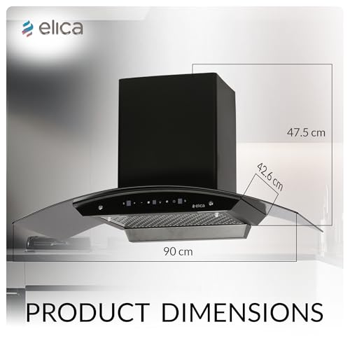 Elica 90cm 1500 m3/hr BLDC