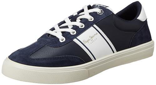 PEPE JEANS Mens Low-Cut Anti-Skid Cupsole Sneakers