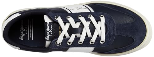PEPE JEANS Mens Low-Cut Anti-Skid Cupsole Sneakers - Image 4