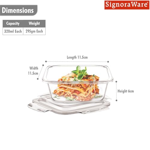 Signoraware Safe Store Glass Square