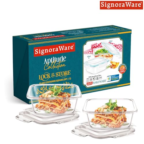 Signoraware Safe Store Glass Square