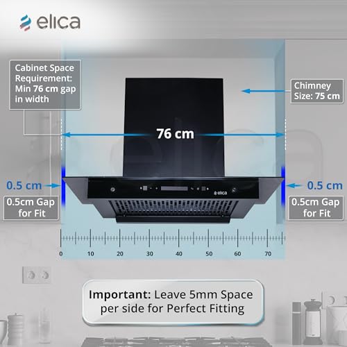 Elica 75cm 1500 m3/hr BLDC