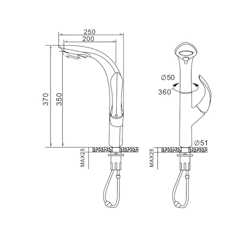 ALTON TSL18025 Single Lever Kitchen