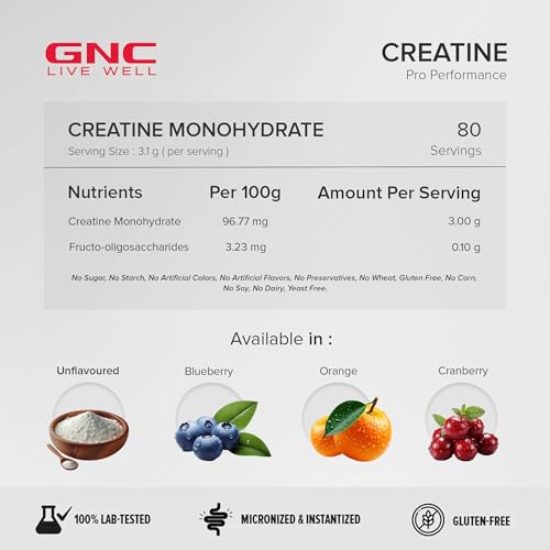 GNC Creatine Monohydrate PRO Performance