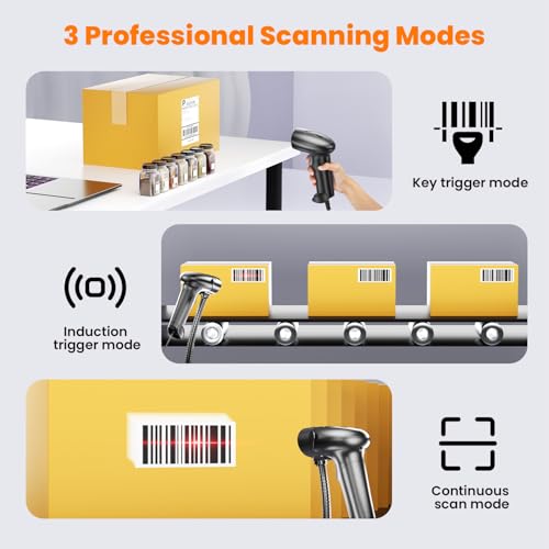 HIROBOT Wired 2D/1D Barcode Scanner