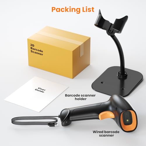 HIROBOT USB 2D/1D Barcode Scanner