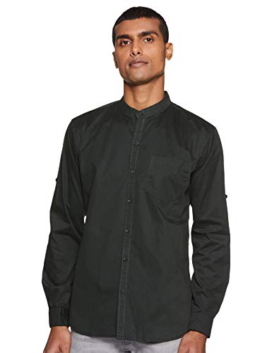 NeoStreak Men's Solid Slim fit Full Sleeve Casual Shirt