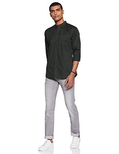 NeoStreak Men's Solid Slim fit Full Sleeve Casual Shirt - Image 5