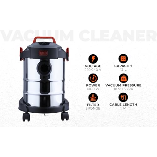 BLACK+DECKER BDWDS12-IN Corded WET &