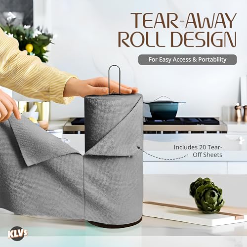 KLVS Reusable Microfiber Cleaning Cloth