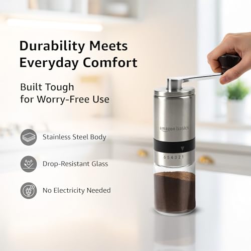 Amazon Basics Manual Coffee Grinder