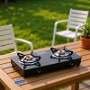 BAJAJ UCX 2B Glass Manual Gas Stove (2 Burners) - Image 5
