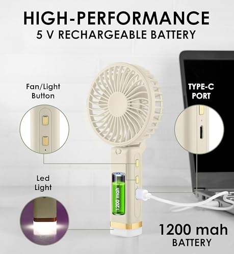 Gesto Portable Fan Rechargeable