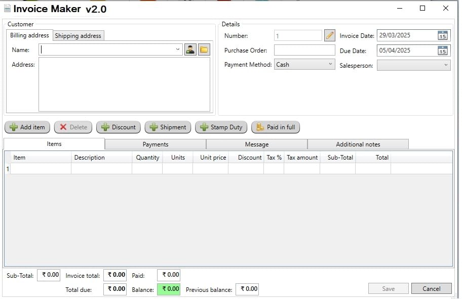 Invoice Maker v2.0 | Business