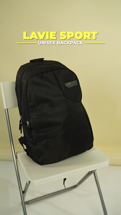 Lavie Sport Medium 25 L Laptop Backpack Segno 19" (Black) - Image 2