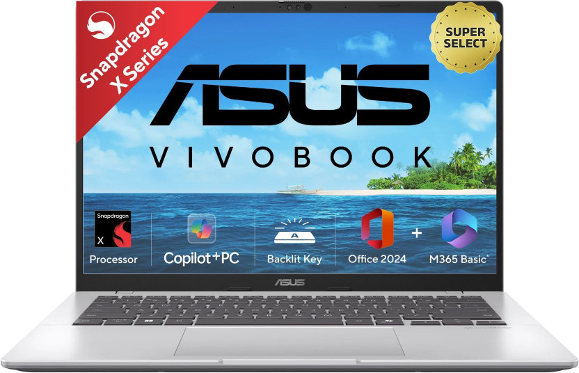ASUS Vivobook 14 (2025) with Office 2024 + M365 Basic*, Backlit K...more
