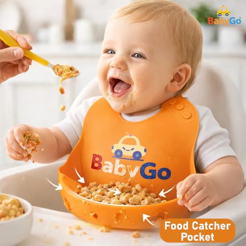 BabyGo Silicone Baby Bibs