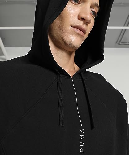 Puma Men Cotton Blend Regular Fit Hooded Sweatshirt - Image 3