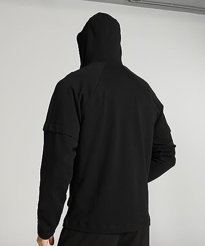 Puma Men Cotton Blend Regular Fit Hooded Sweatshirt - Image 4