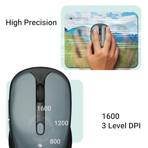 ZEBRONICS Charm Rechargeable Wireless Mouse