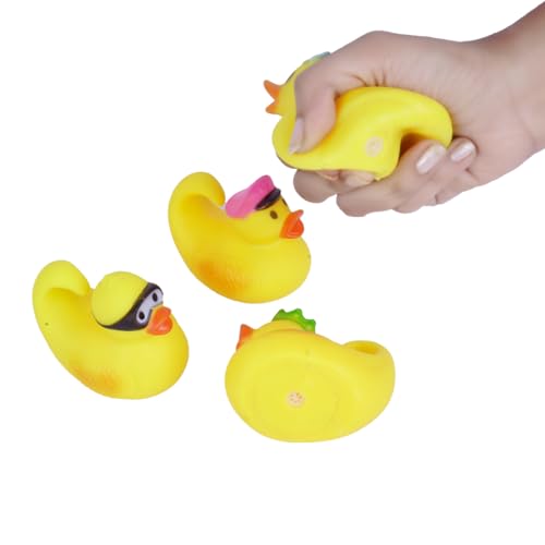 Squeeze Captain Ducks 757- 4pcs for Toddlers /Bath Toys for Kids - Image 4