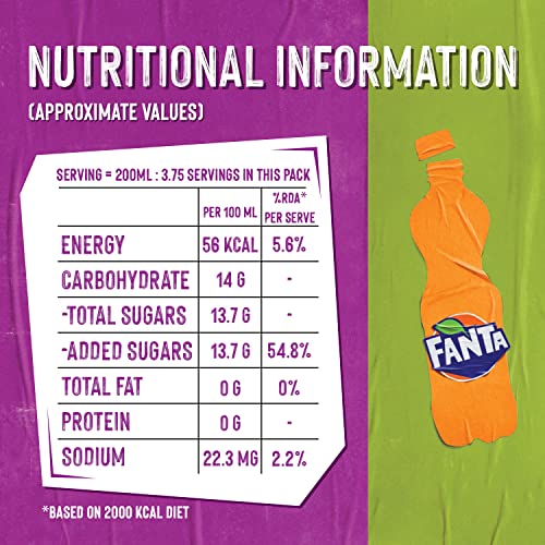 Fanta 750ml PET | Orange Sparkling Soft Drink | The Coca-Cola Company - Image 5