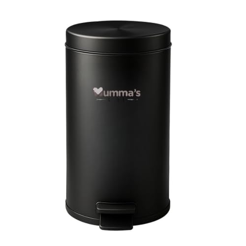 Mumma's LIFE 5L Dustbin for Home | Stainless Steel Pedal Trash Can | Dustbin for Bathroom With Lid | Hands-Free Trash Can for Kitchen, Bathroom, Bedroom & Office