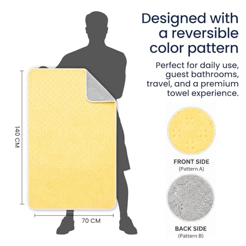 MAXOSHINE Microfiber Towels for Bath