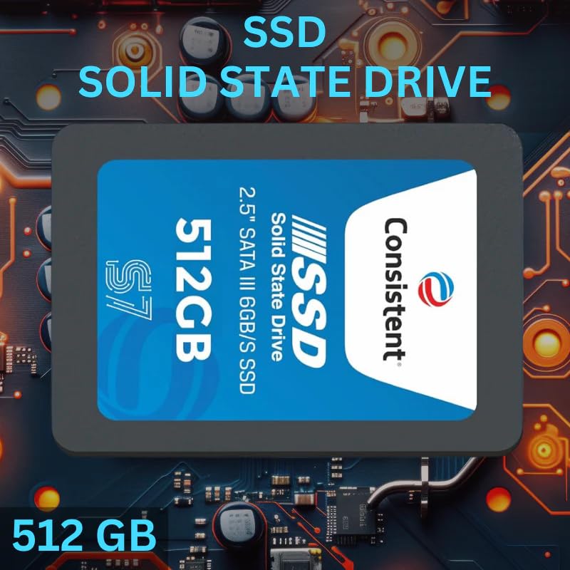 Consistent SSD 512GB 2.5 Inch