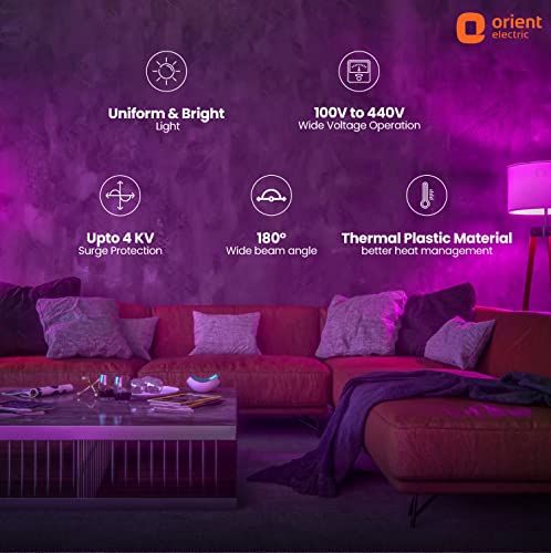 Orient Electric Eternal Shine LED Bulb 7W, Multicolour (Pack of 1) - Image 3