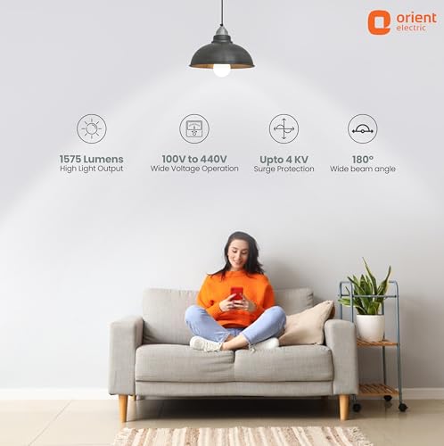 Orient Electric 15W High Glow