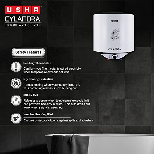 Usha Cylandra 10 Litre Storage