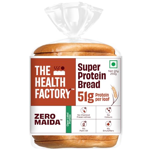 The Health Factory Zero Maida Super Protein Bread,250gm