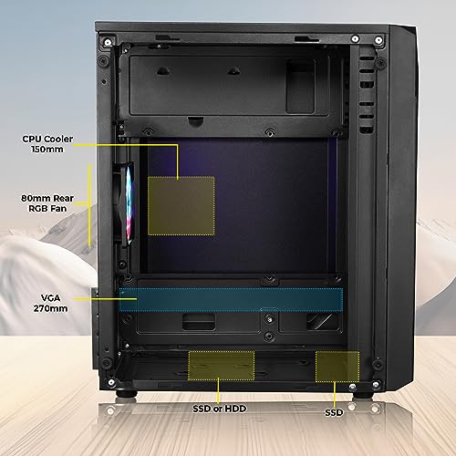 ZEBRONICS ZIUM Mid-Tower Gaming Cabinet