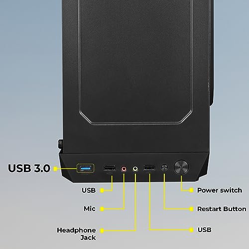 ZEBRONICS ZIUM Mid-Tower Gaming Cabinet