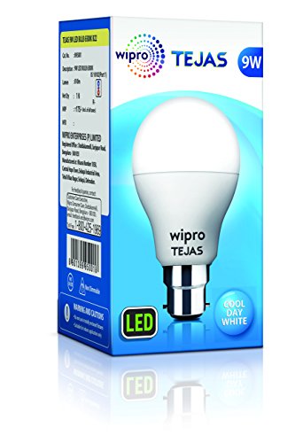 wipro 9W B22 LED White Bulb, Pack of 6 (Tejas) - Image 2