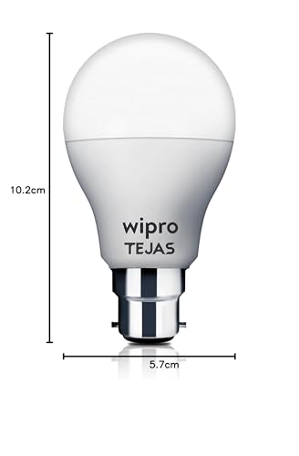 wipro 9W B22 LED White Bulb, Pack of 6 (Tejas) - Image 4