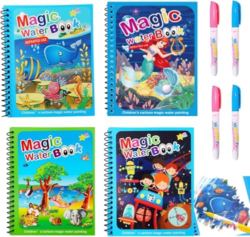 GLUN Water Magic Coloring Book