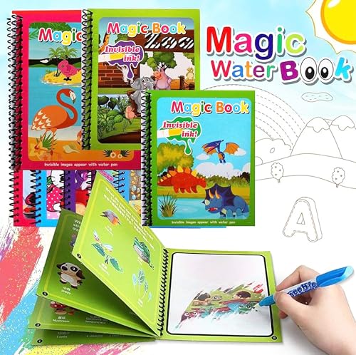 GLUN Water Magic Coloring Book