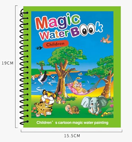 GLUN Water Magic Coloring Book