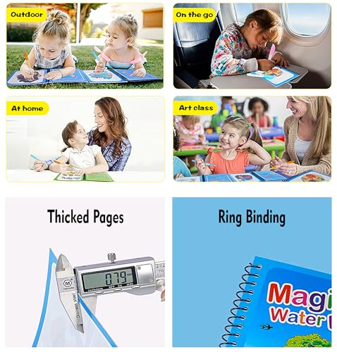 GLUN Water Magic Coloring Book