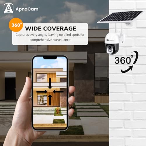 ApnaCam 4G SIM 5MP Solar