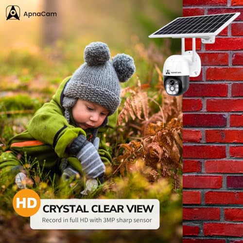 ApnaCam 4G SIM 5MP Solar